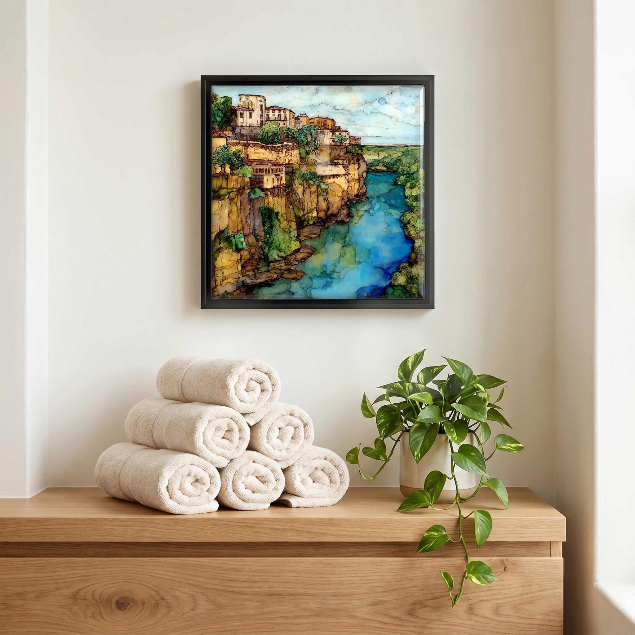 A quiet corner of the bath.
