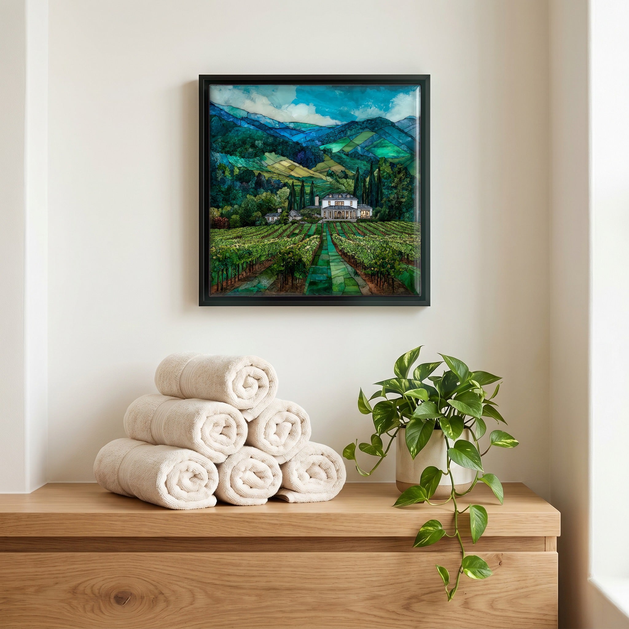 A quiet corner of the bath.