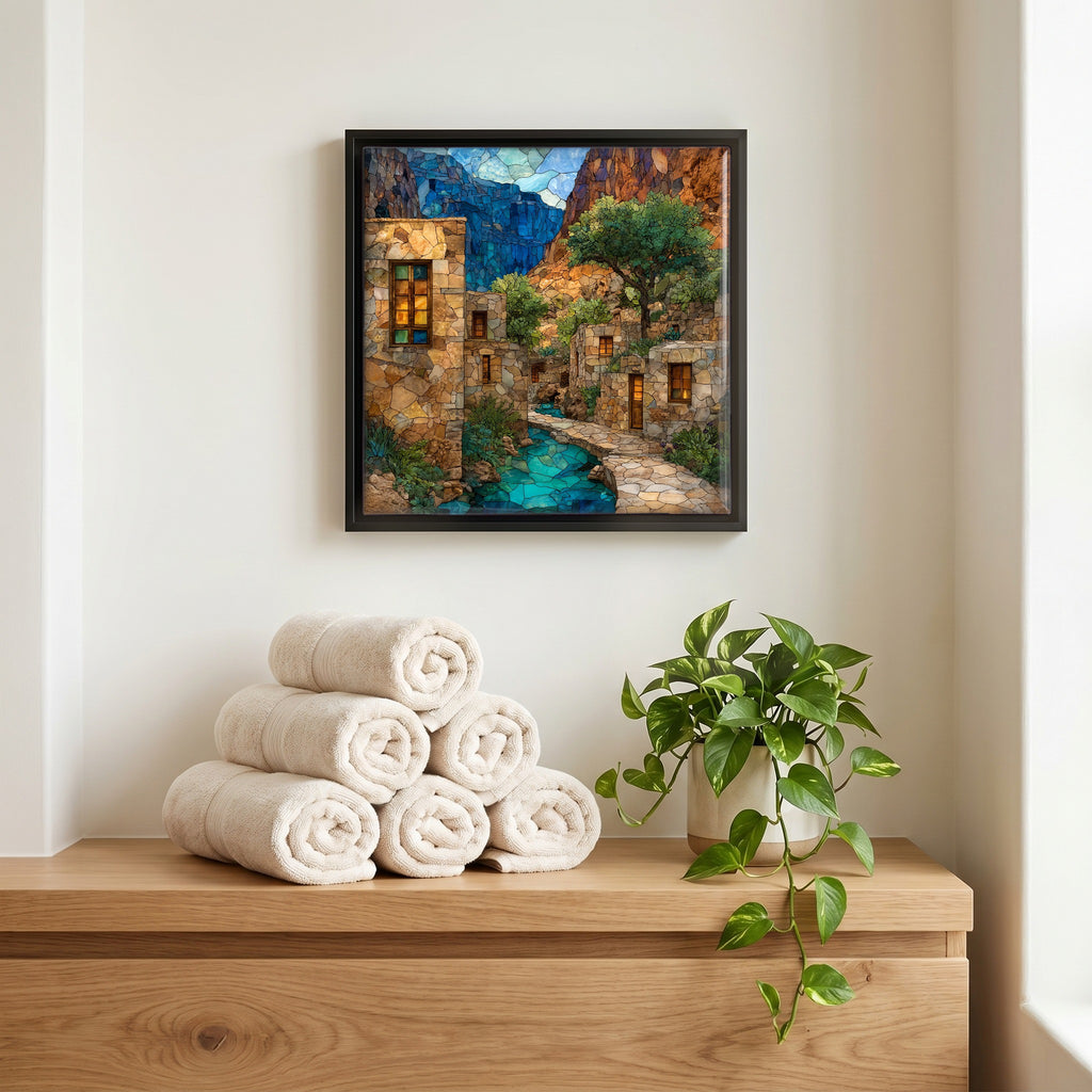 A quiet corner of the bath.
