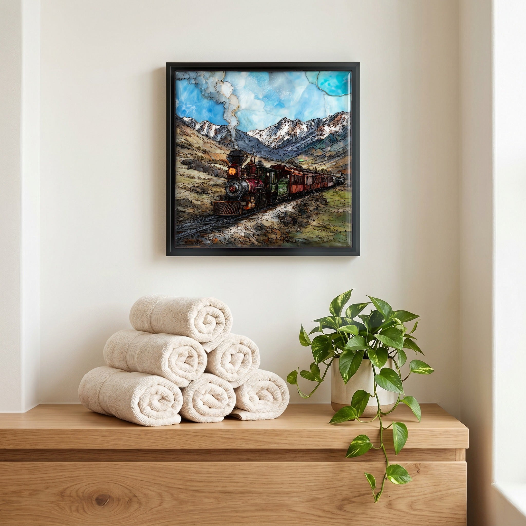 A quiet corner of the bath.