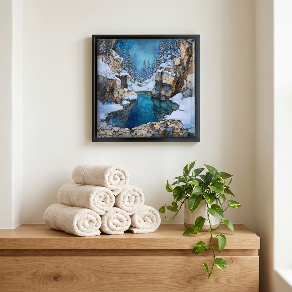 A quiet corner of the bath.