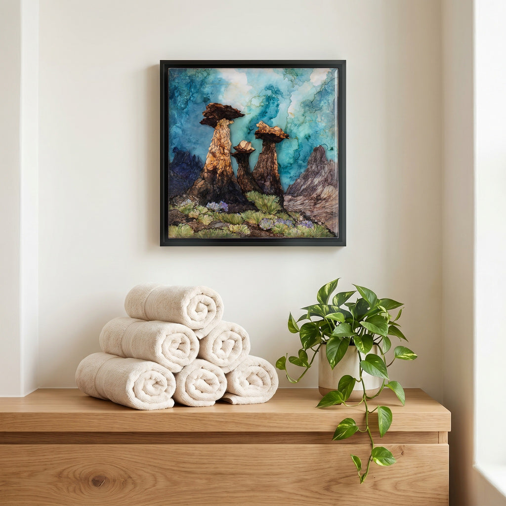 A quiet corner of the bath.