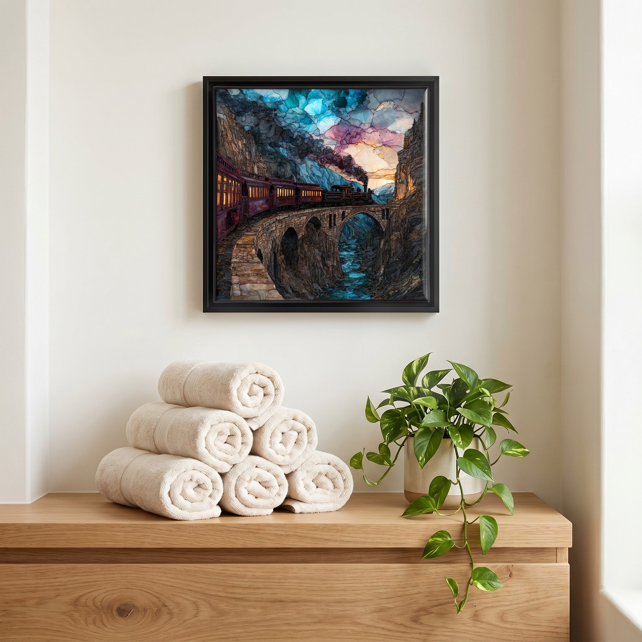 A quiet corner of the bath.