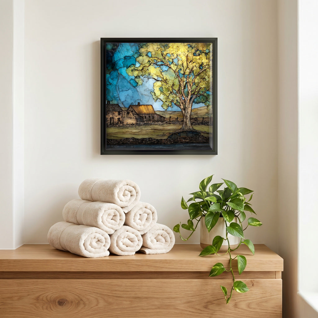 A quiet corner of the bath.