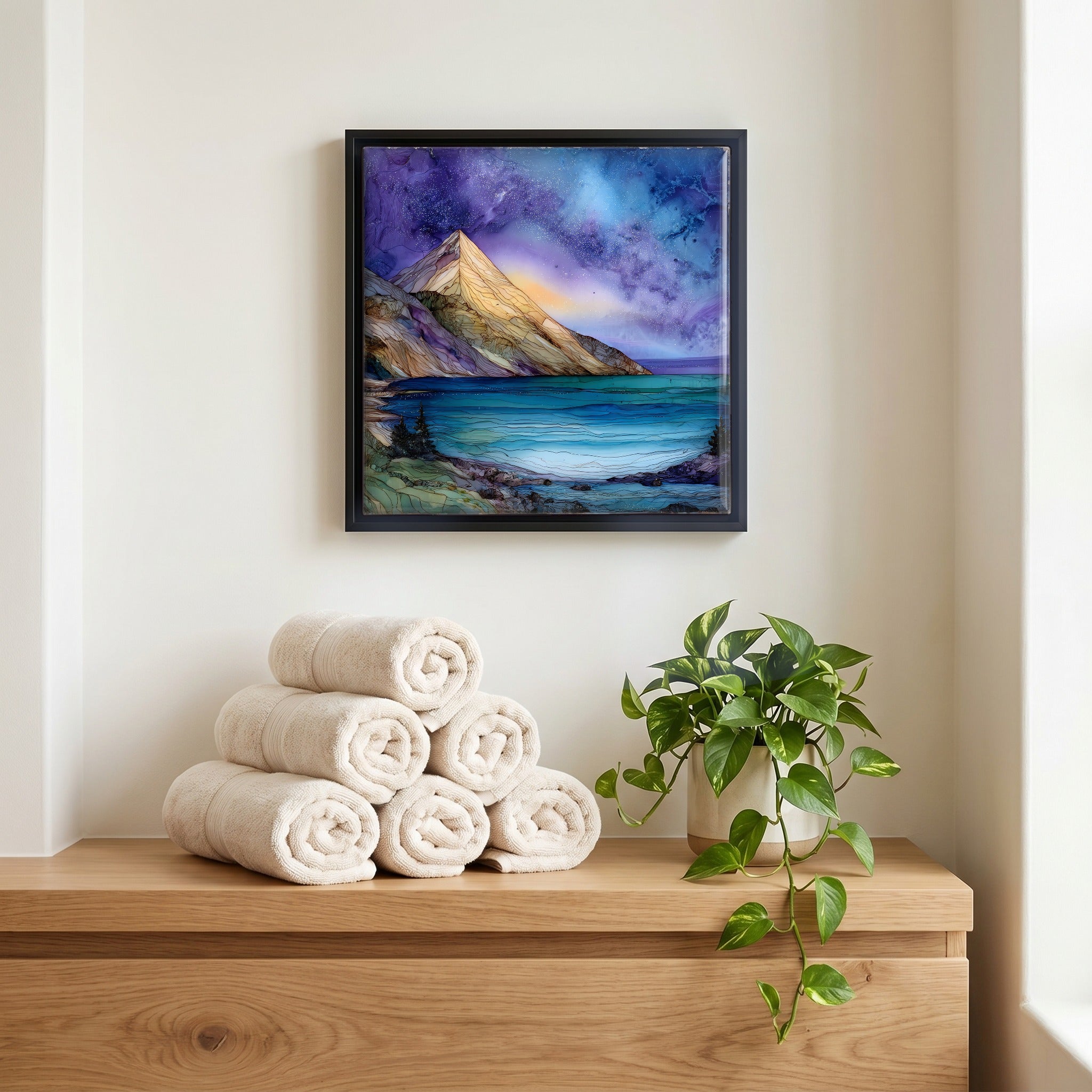 A quiet corner of the bath.
