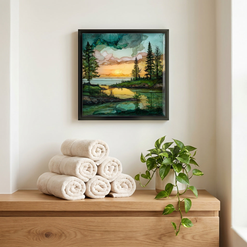 A quiet corner of the bath.