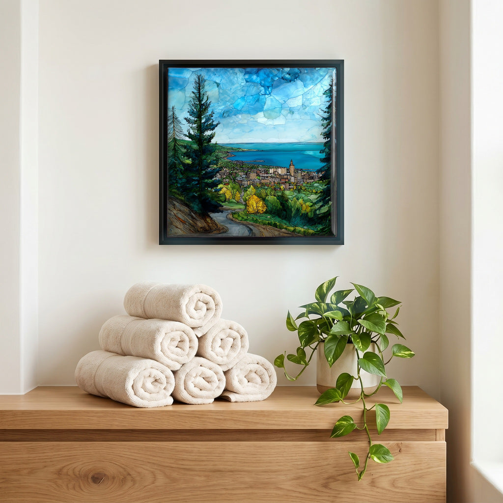 A quiet corner of the bath.