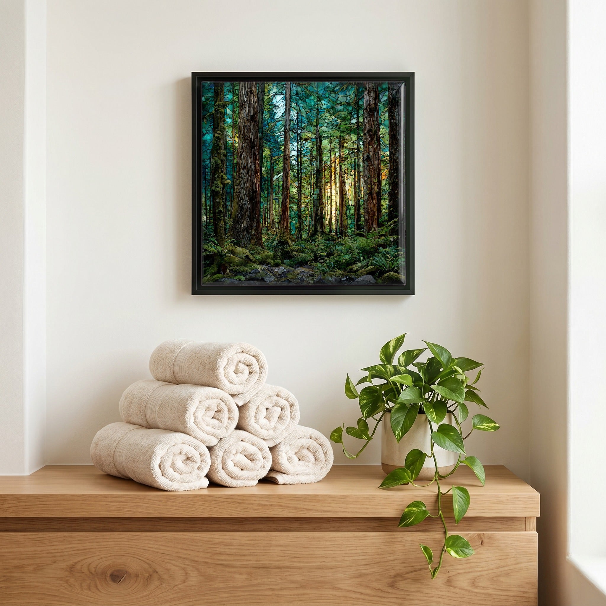 A quiet corner of the bath.