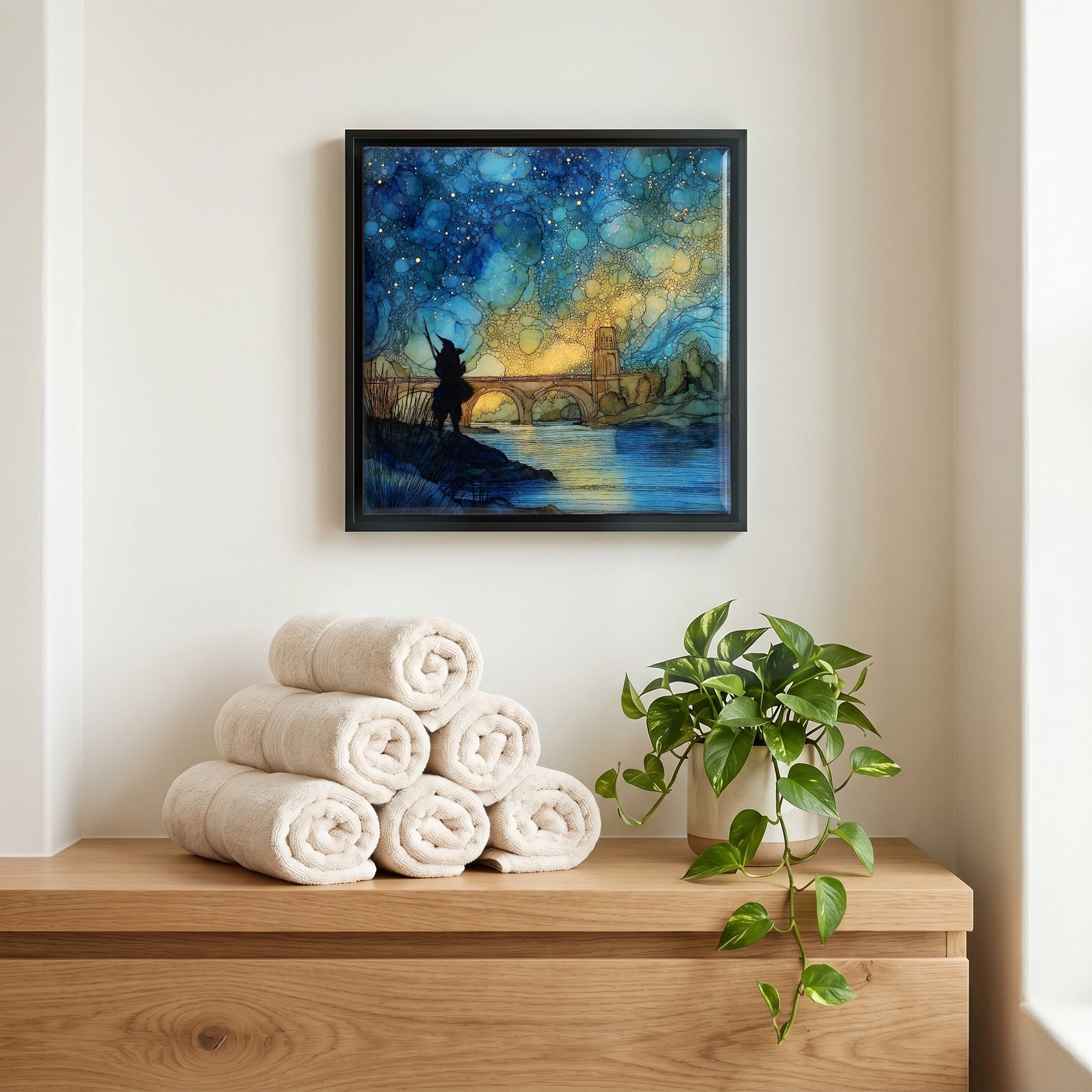 A quiet corner of the bath.