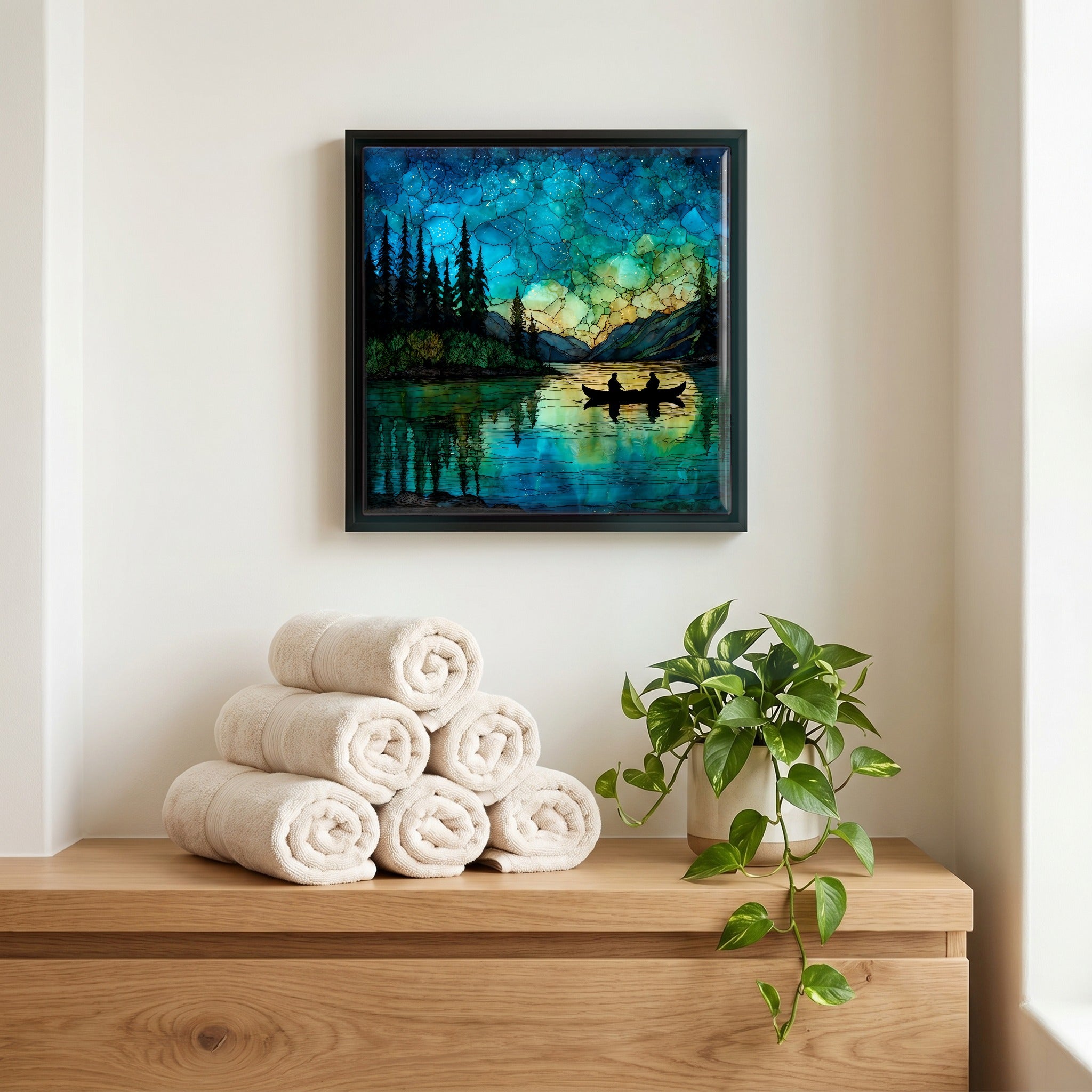 A quiet corner of the bath.