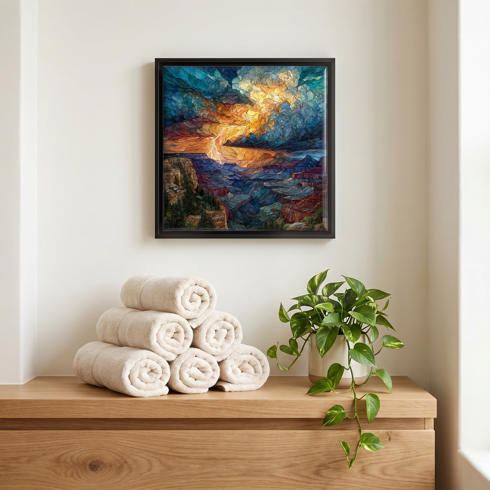 A quiet corner of the bath.