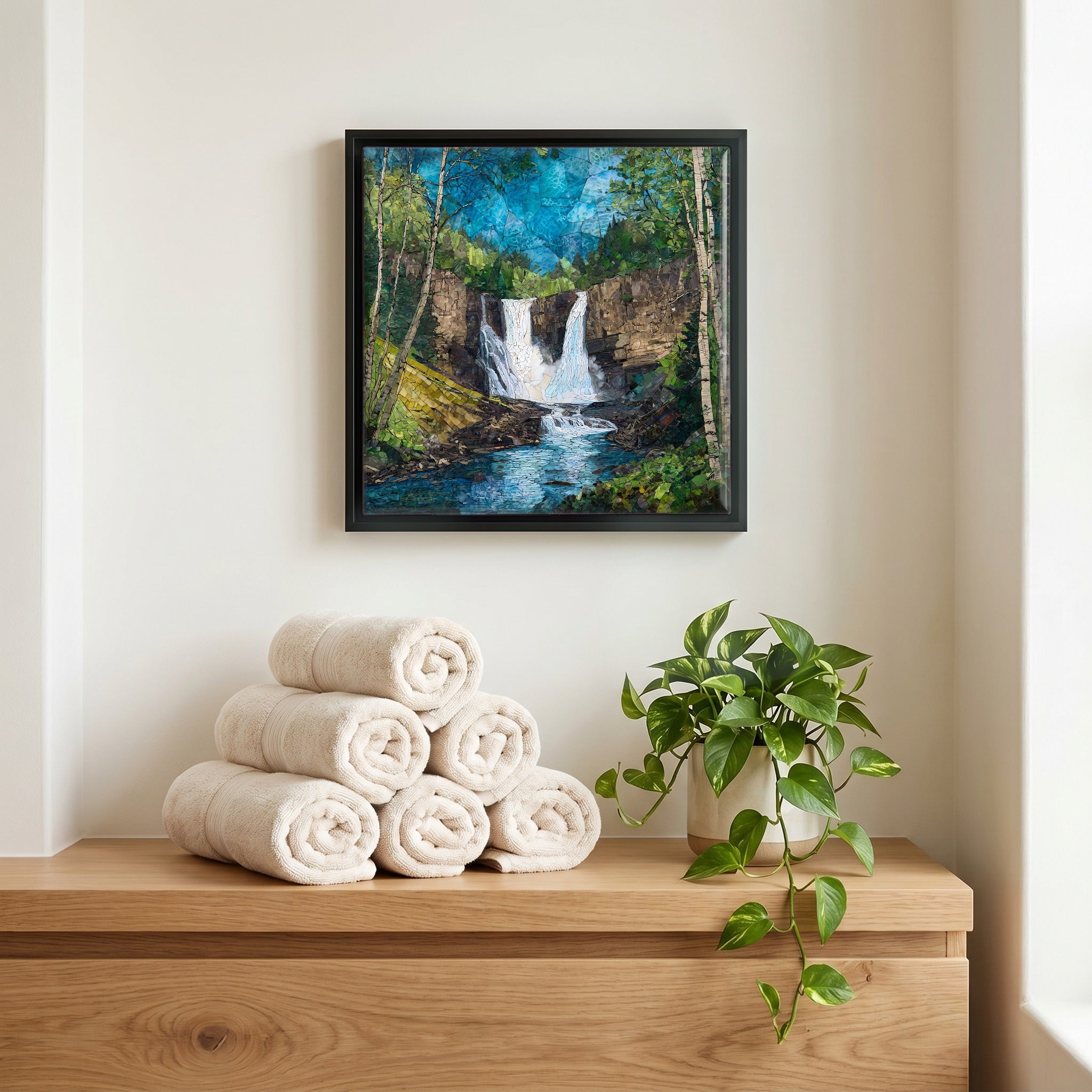 A quiet corner of the bath.