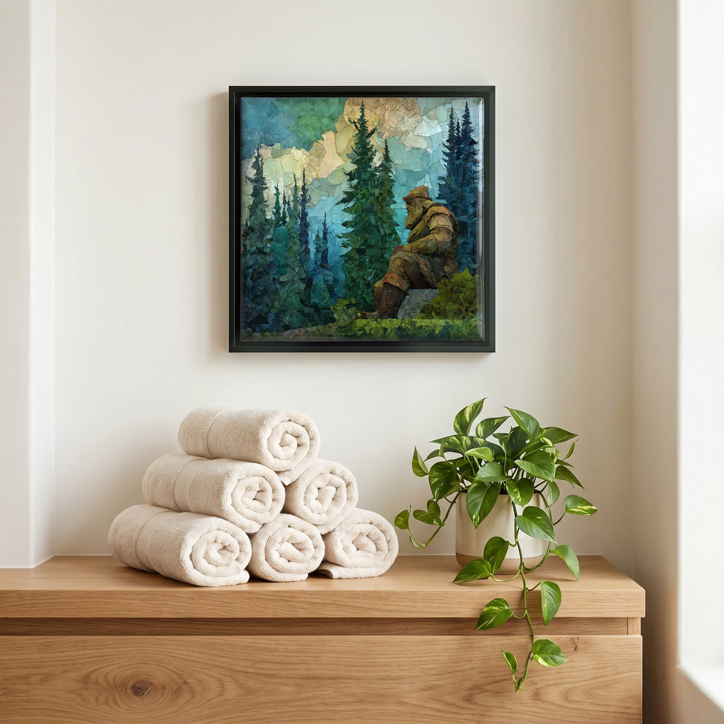 A quiet corner of the bath.