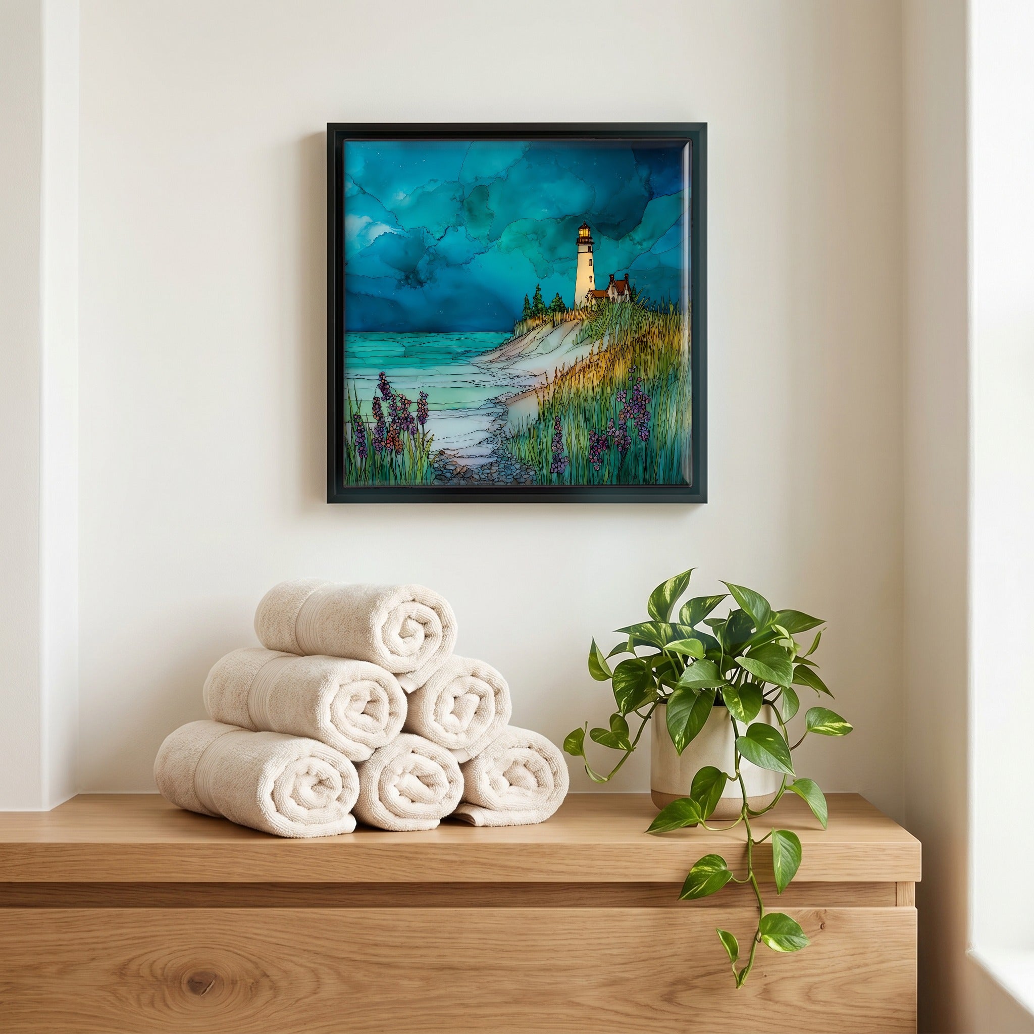 A quiet corner of the bath.