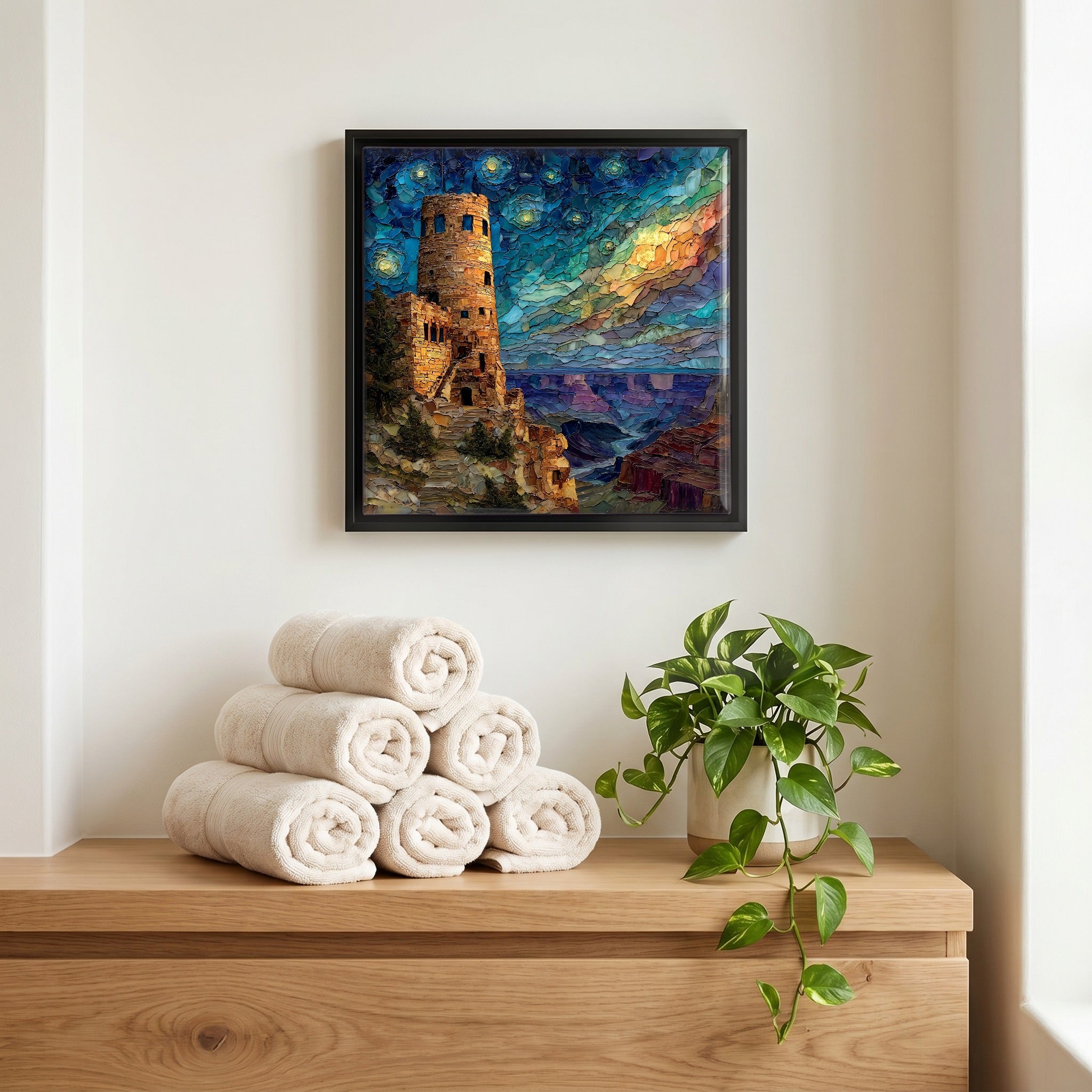 A quiet corner of the bath.