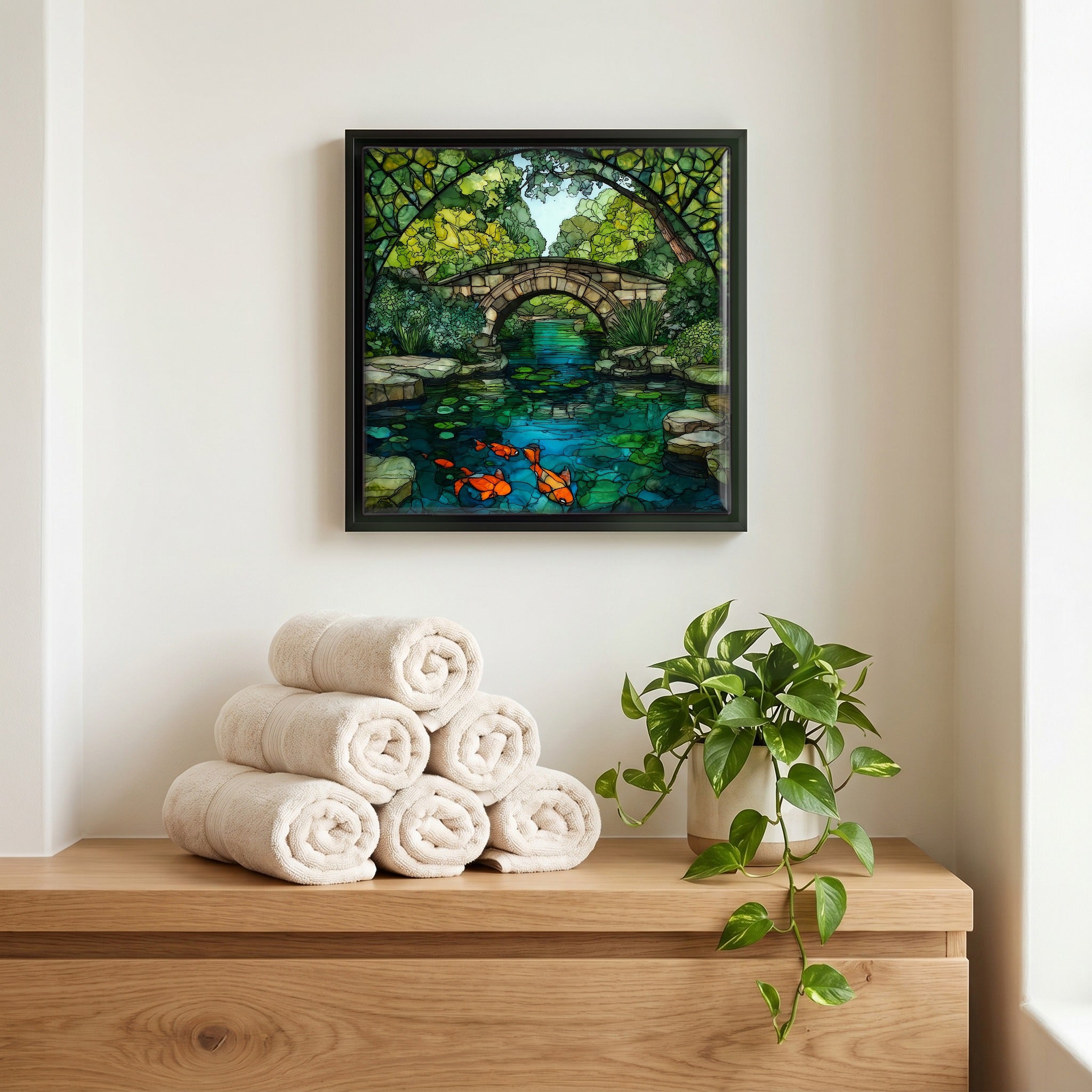 A quiet corner of the bath.