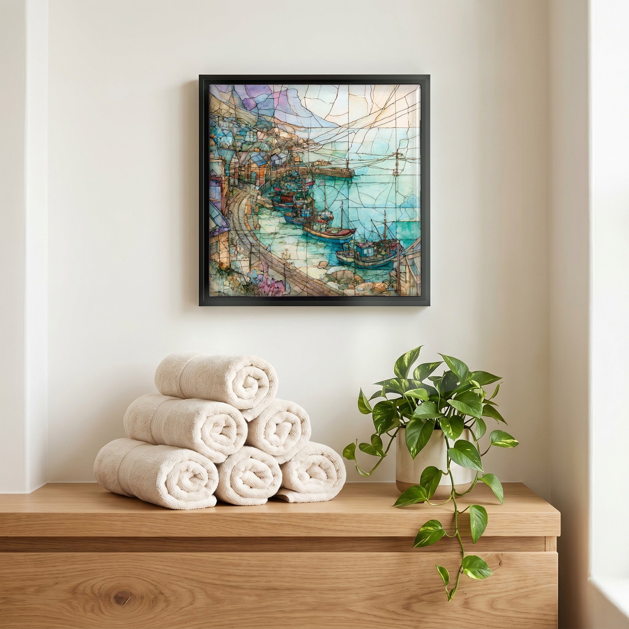 A quiet corner of the bath.