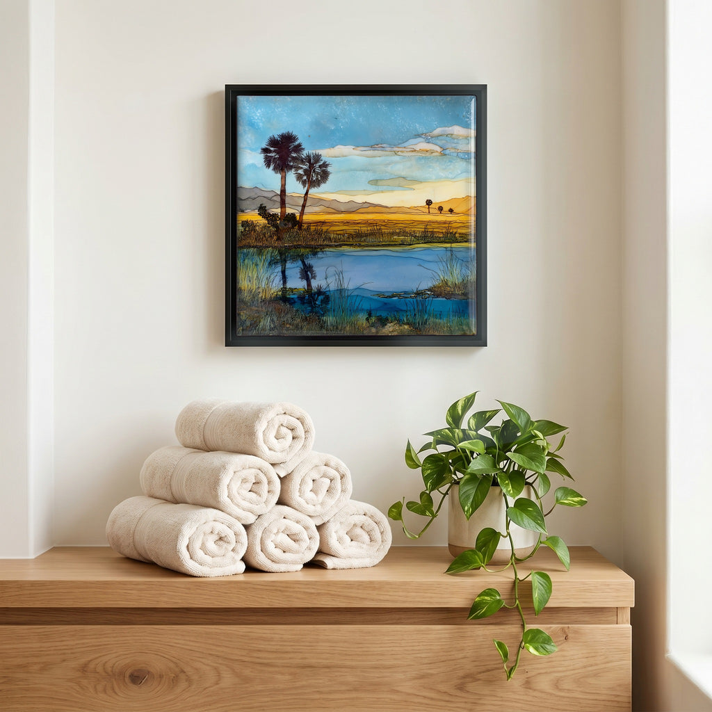 A quiet corner of the bath.
