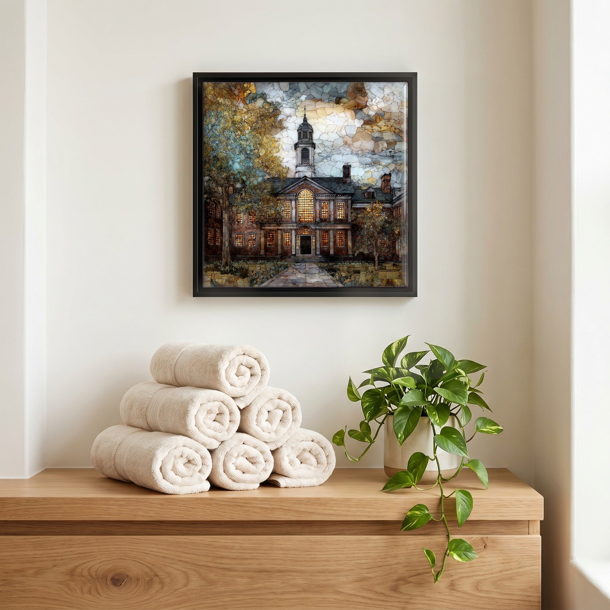 A quiet corner of the bath.