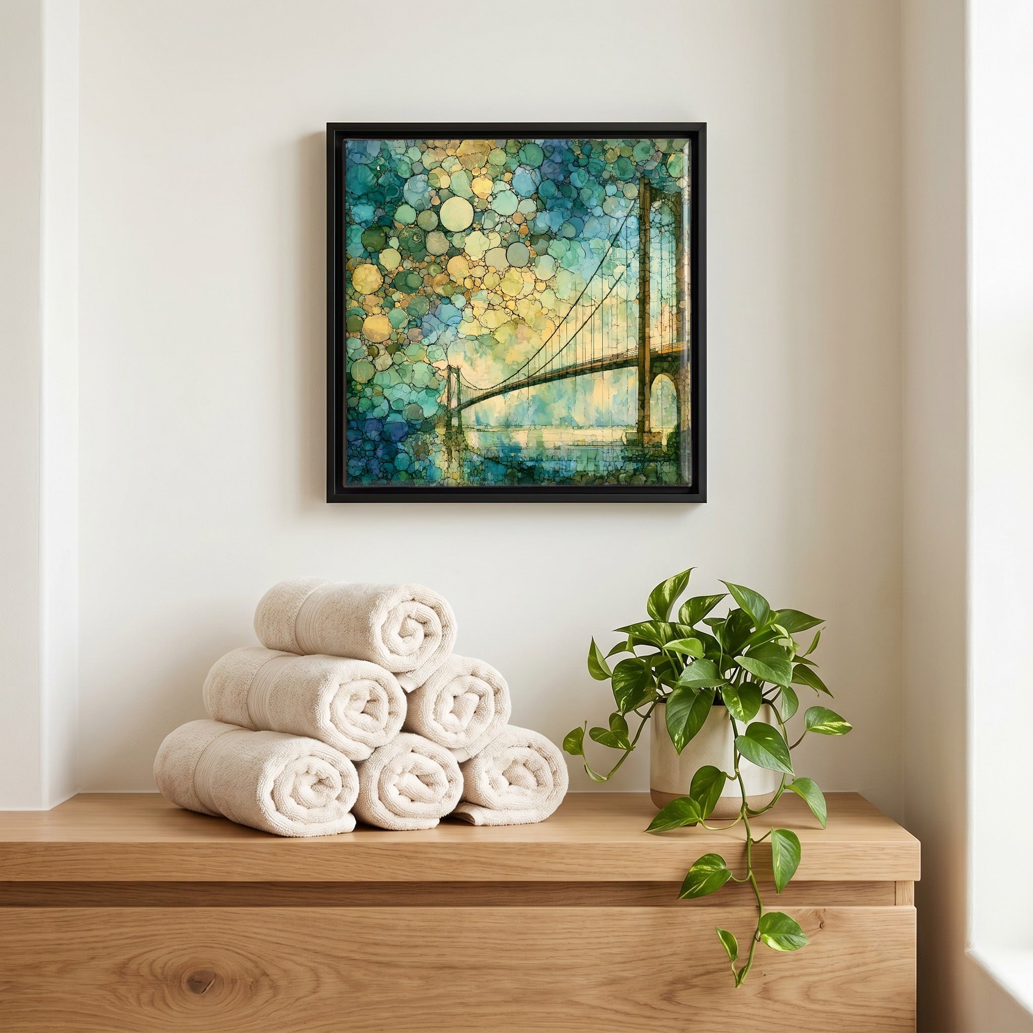 A quiet corner of the bath.