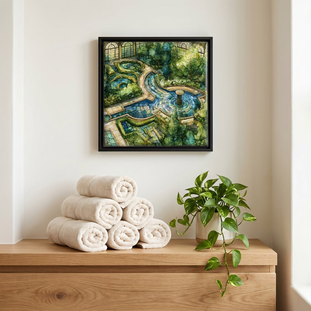 A quiet corner of the bath.