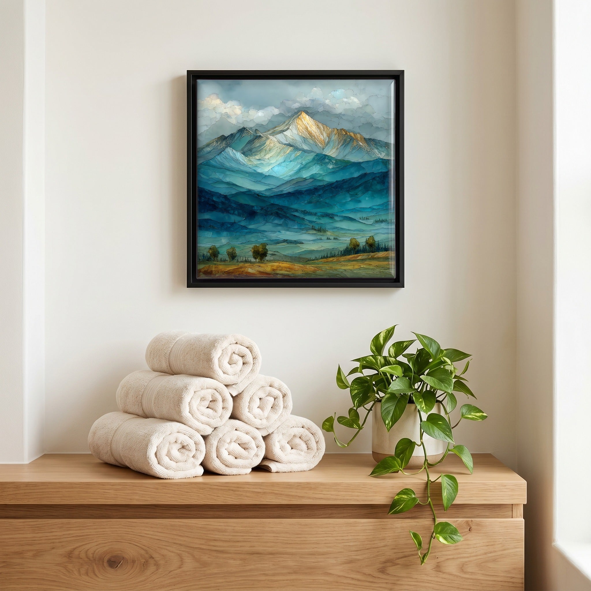 A quiet corner of the bath.