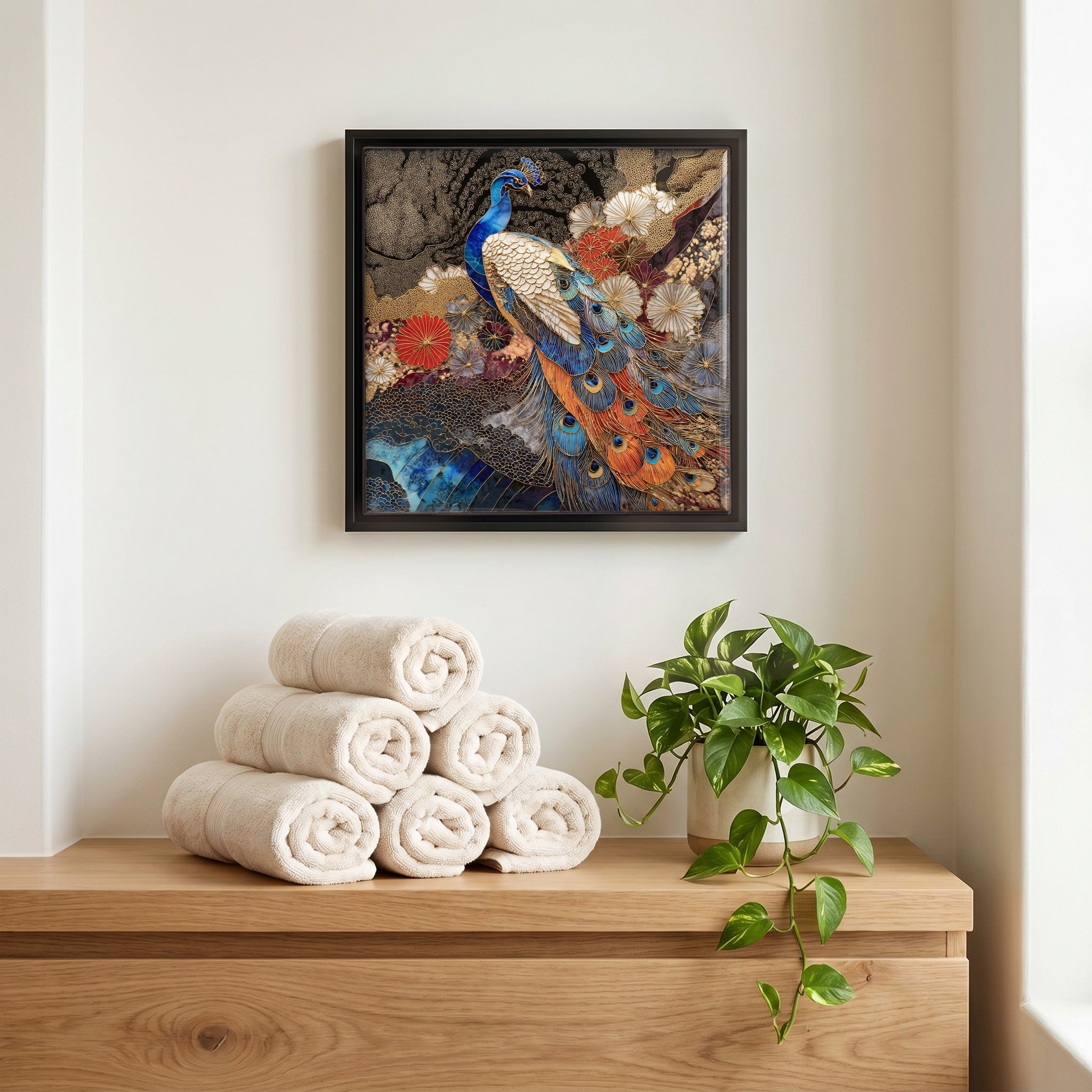A quiet corner of the bath.