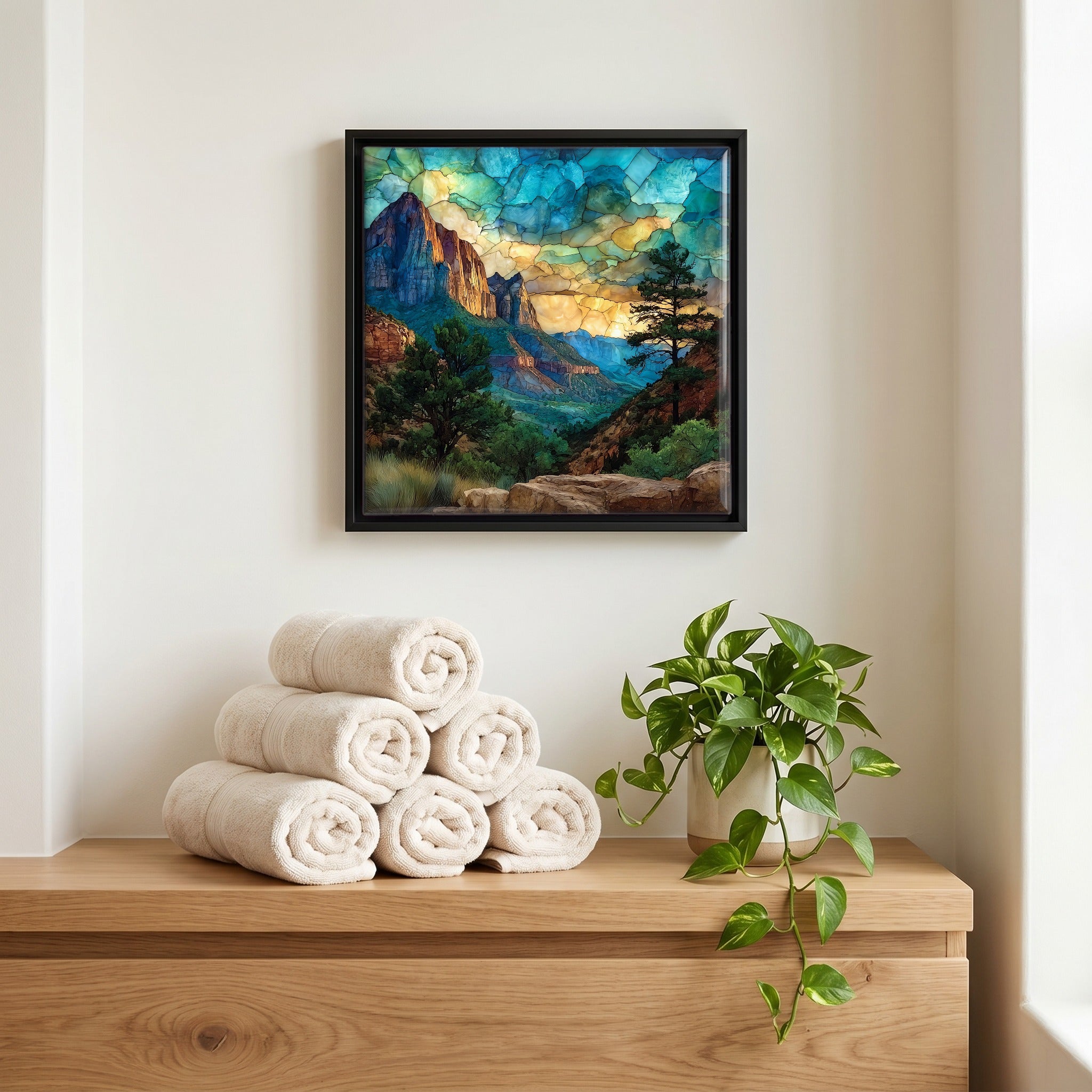 A quiet corner of the bath.