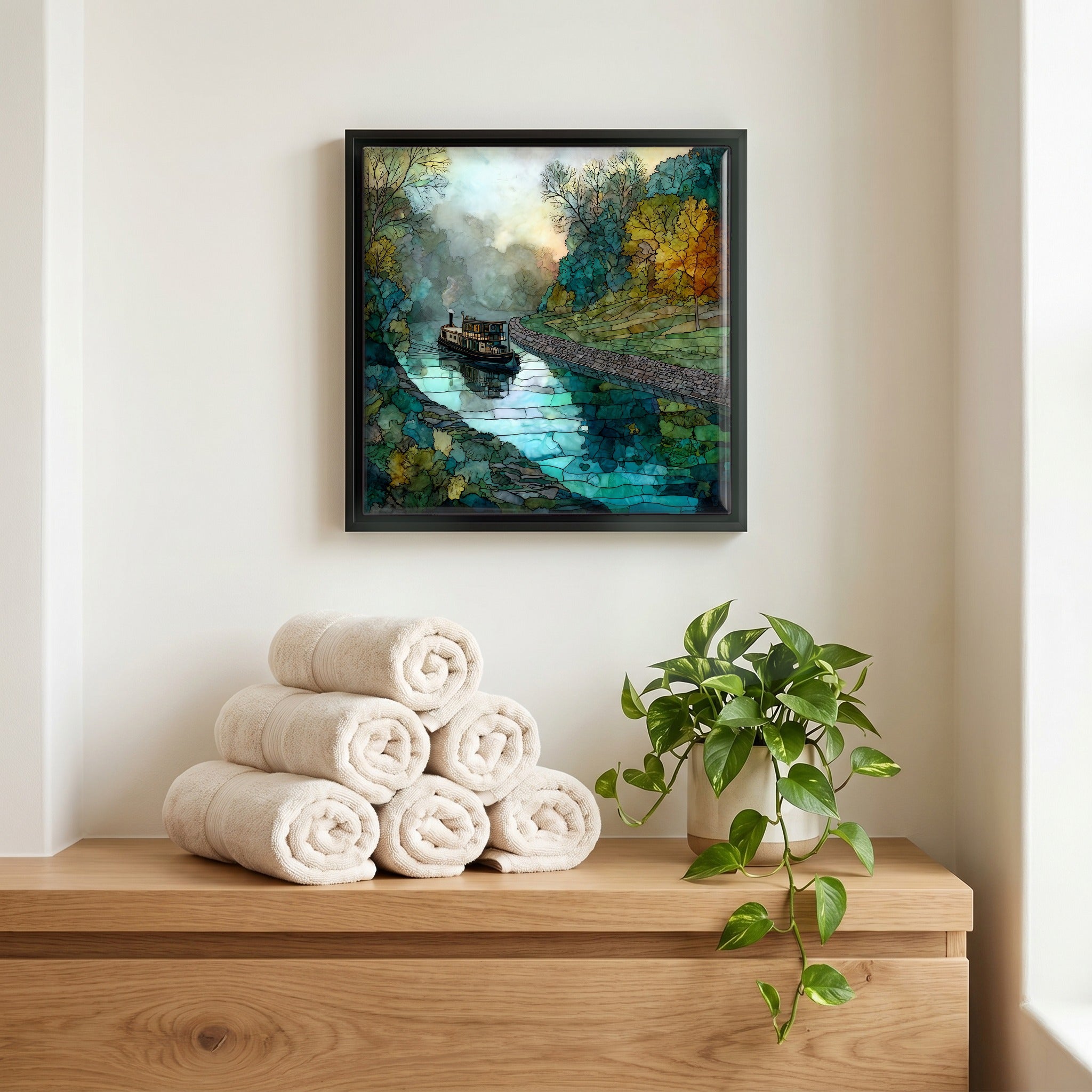 A quiet corner of the bath.