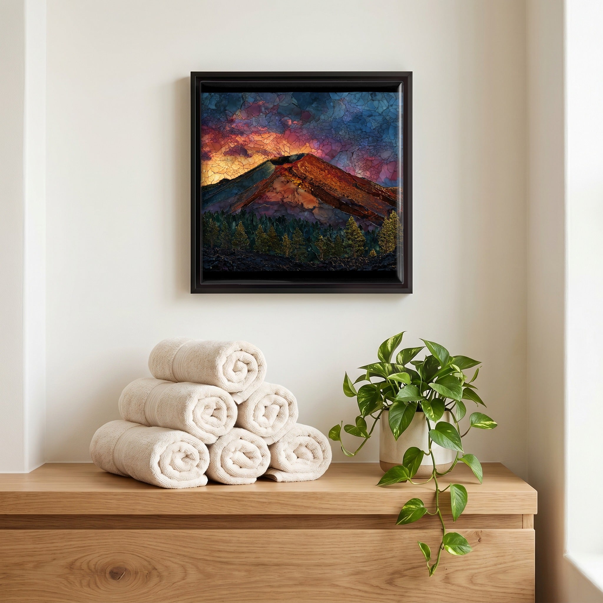 A quiet corner of the bath.