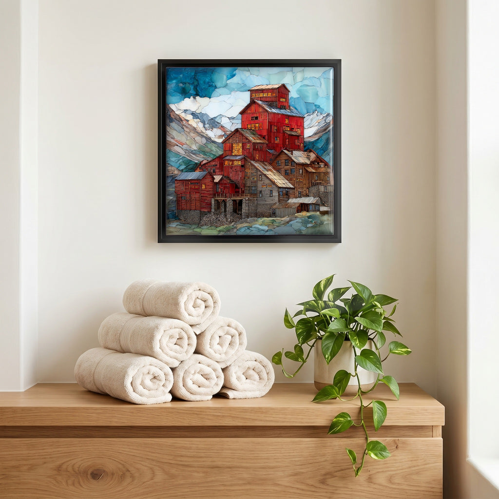 A quiet corner of the bath.