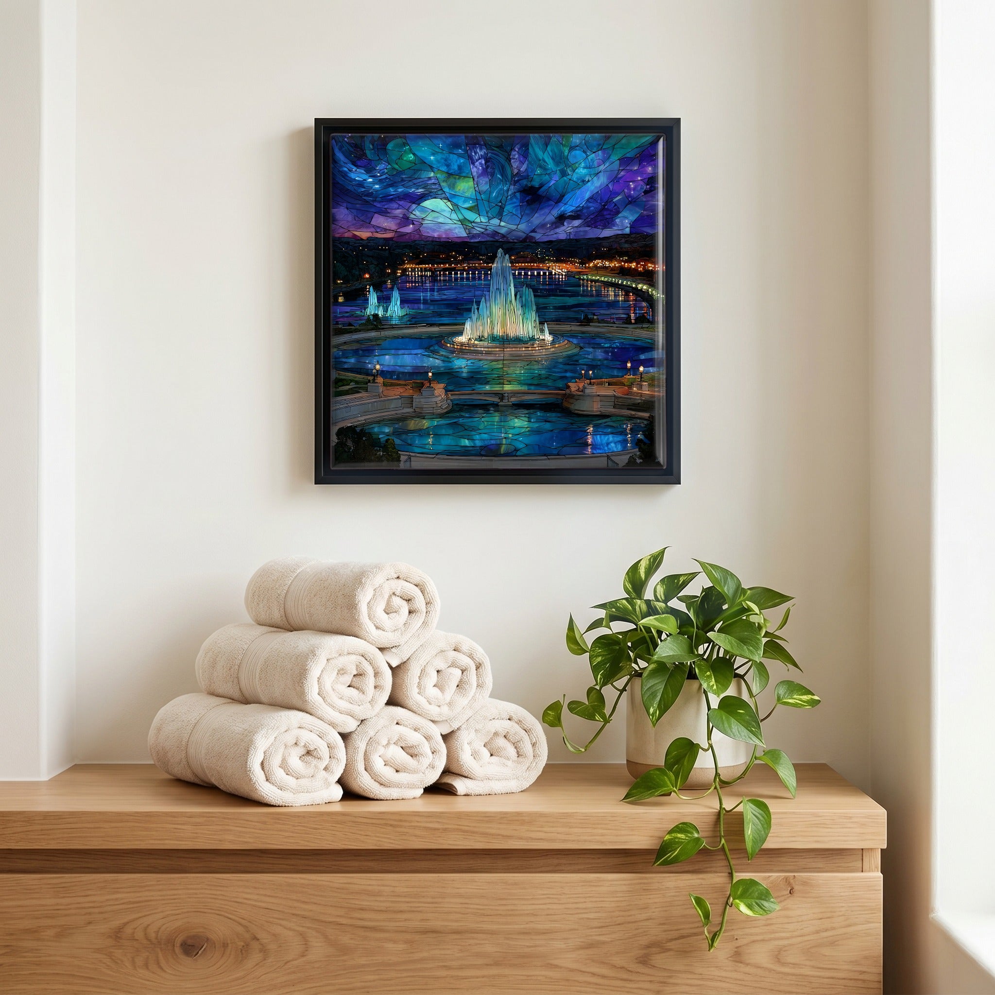 A quiet corner of the bath.