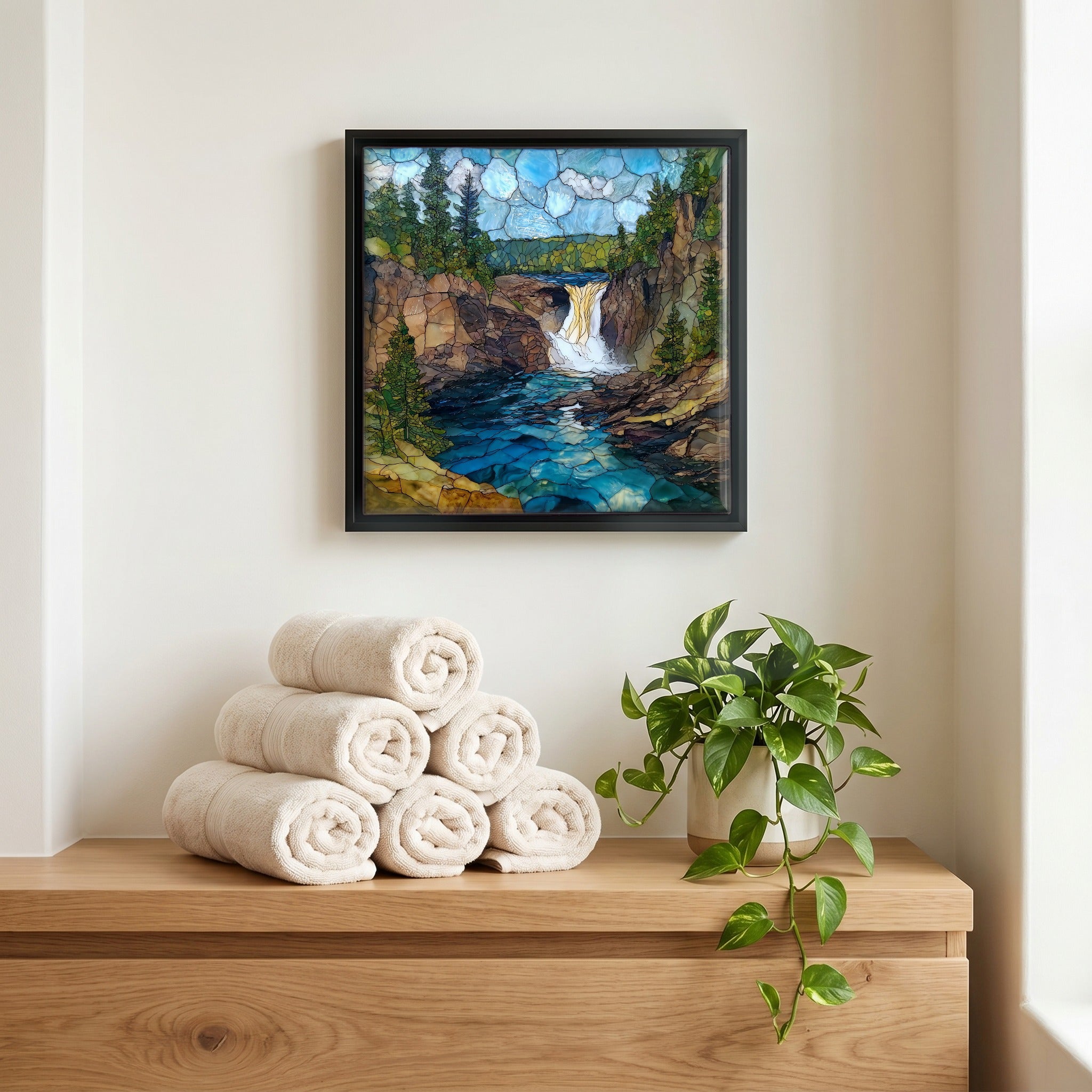A quiet corner of the bath.