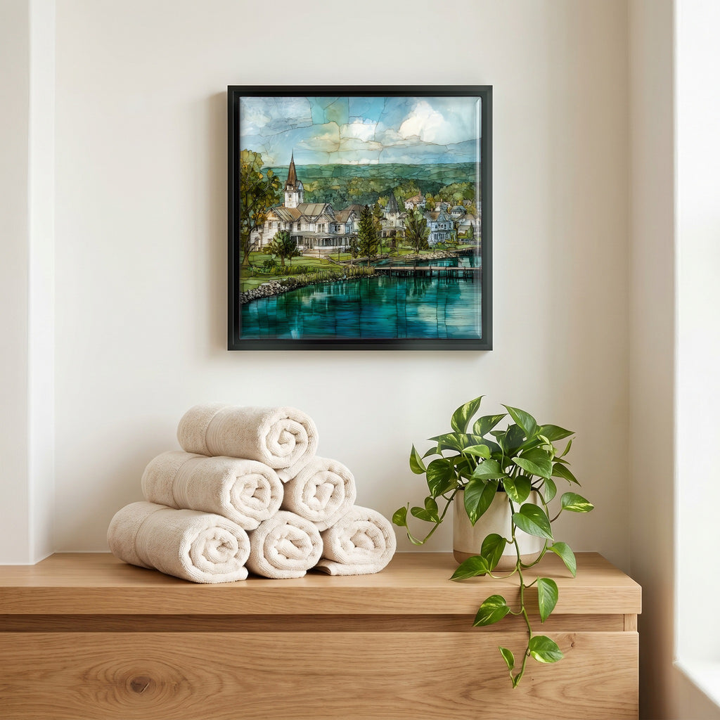 A quiet corner of the bath.