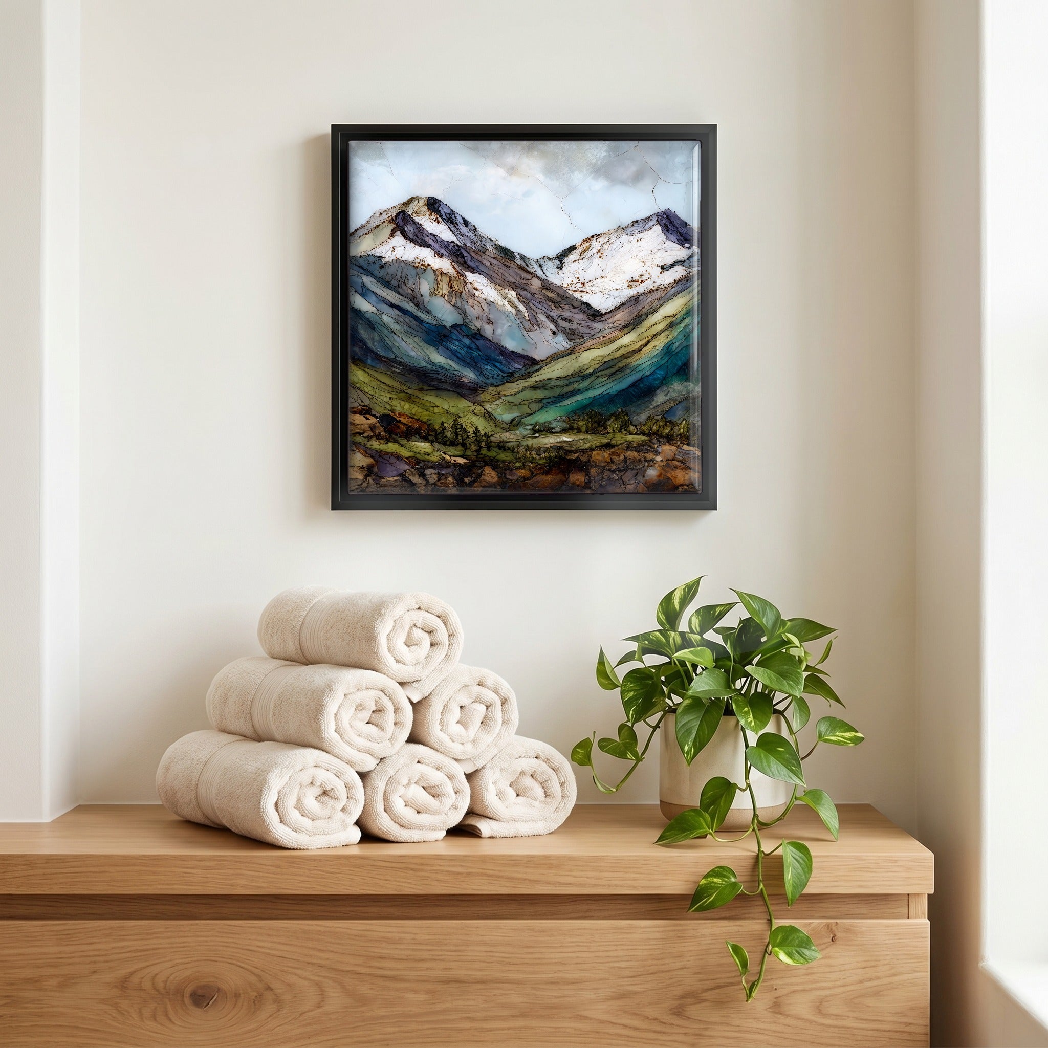 A quiet corner of the bath.