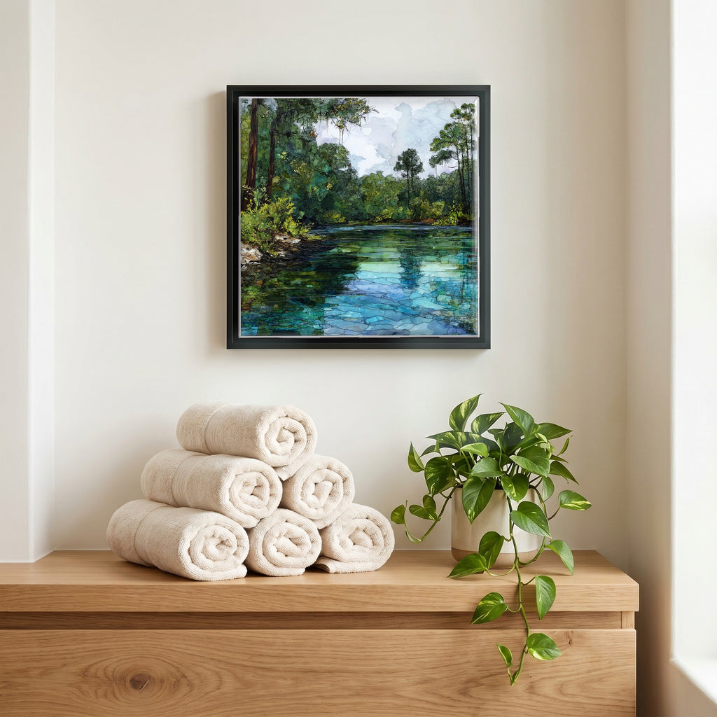 A quiet corner of the bath.