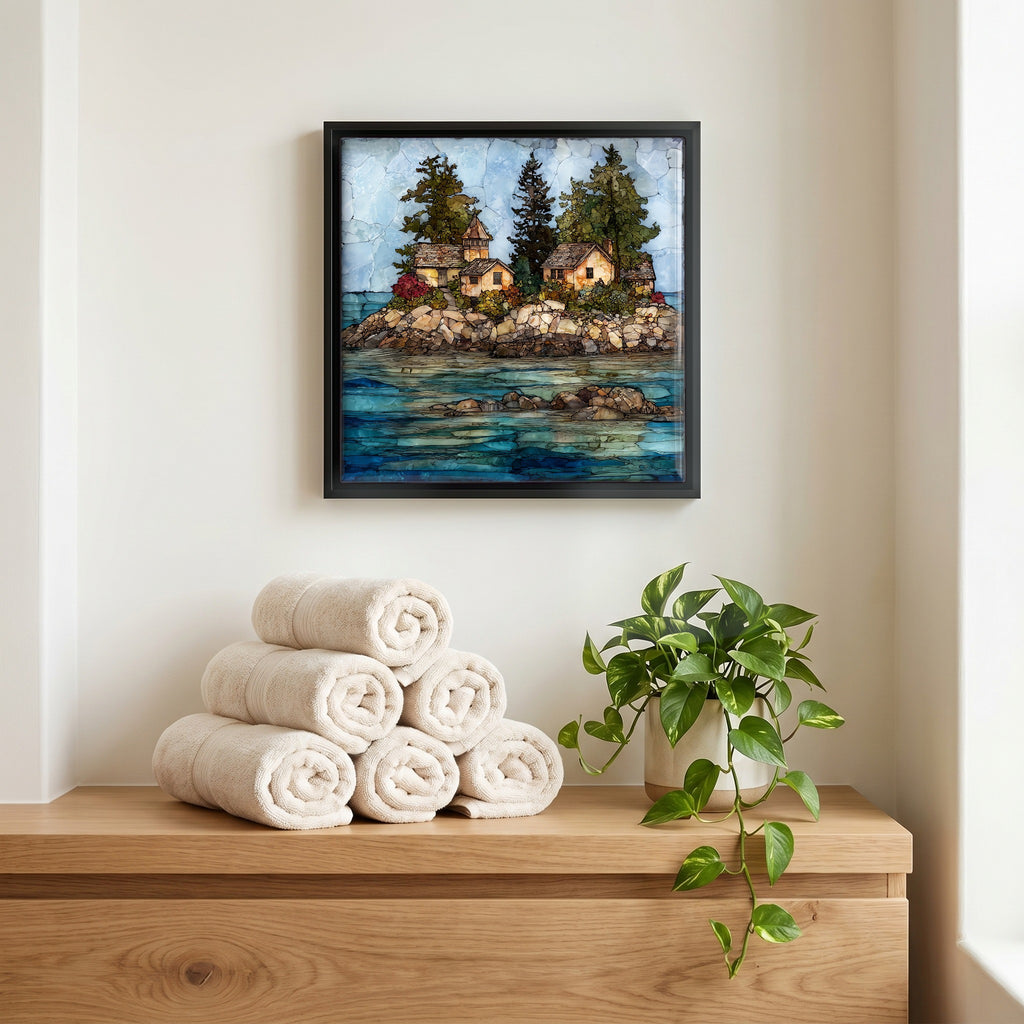 A quiet corner of the bath.