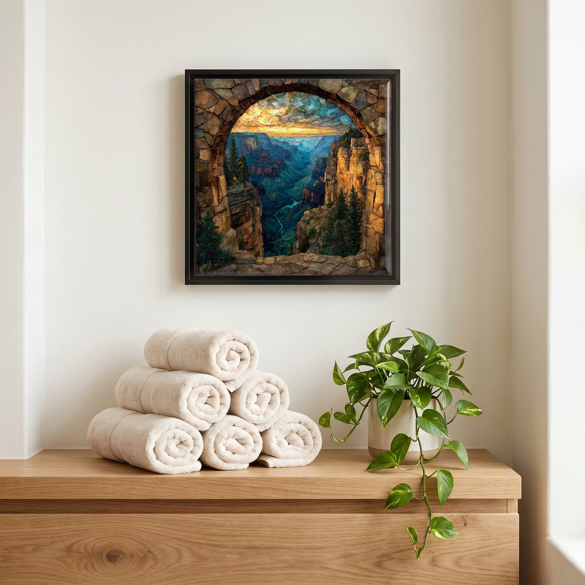 A quiet corner of the bath.