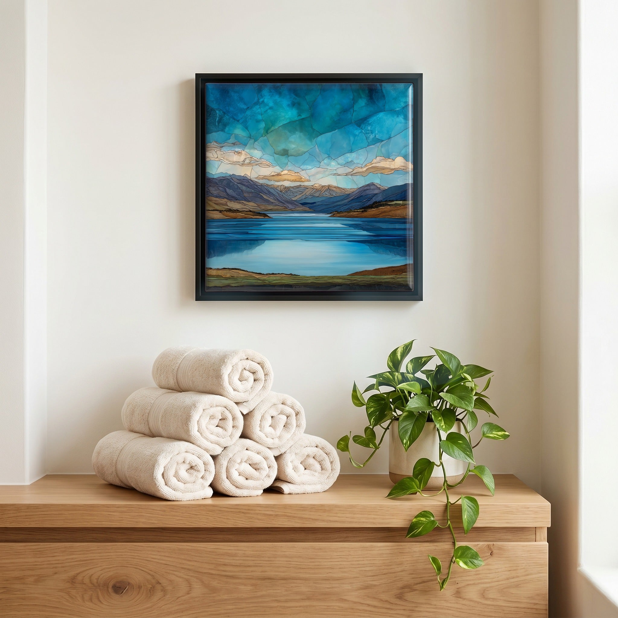 A quiet corner of the bath.