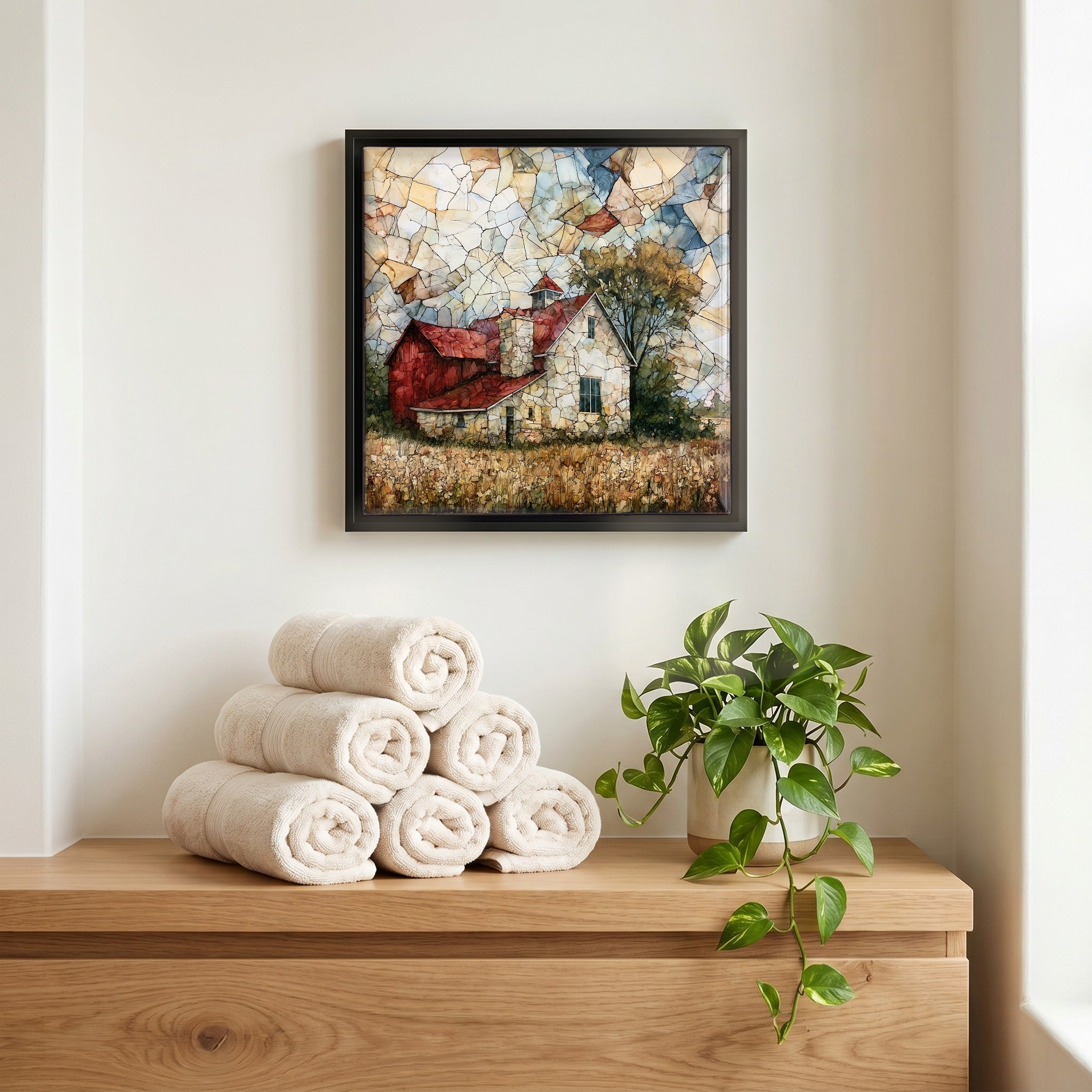 A quiet corner of the bath.