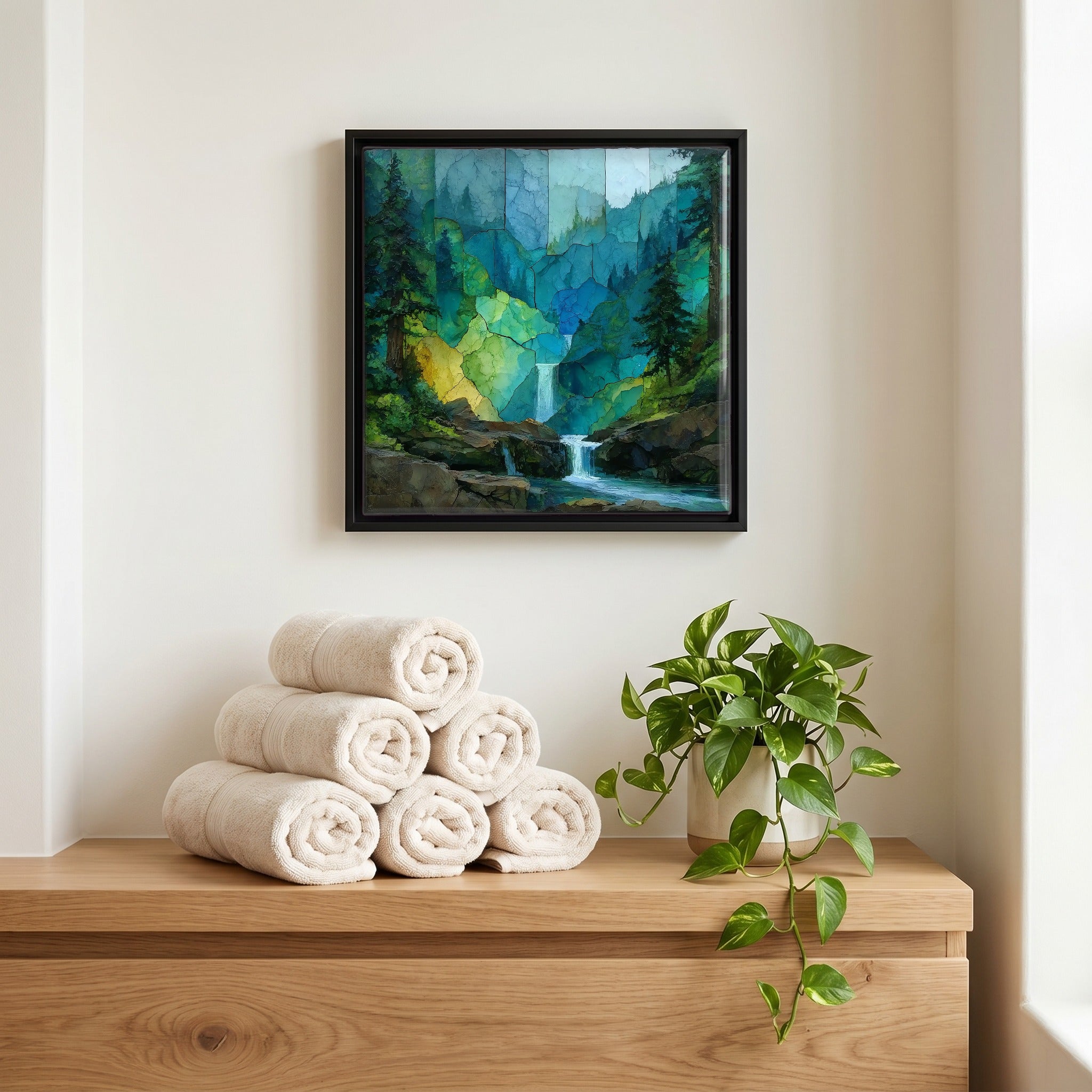 A quiet corner of the bath.