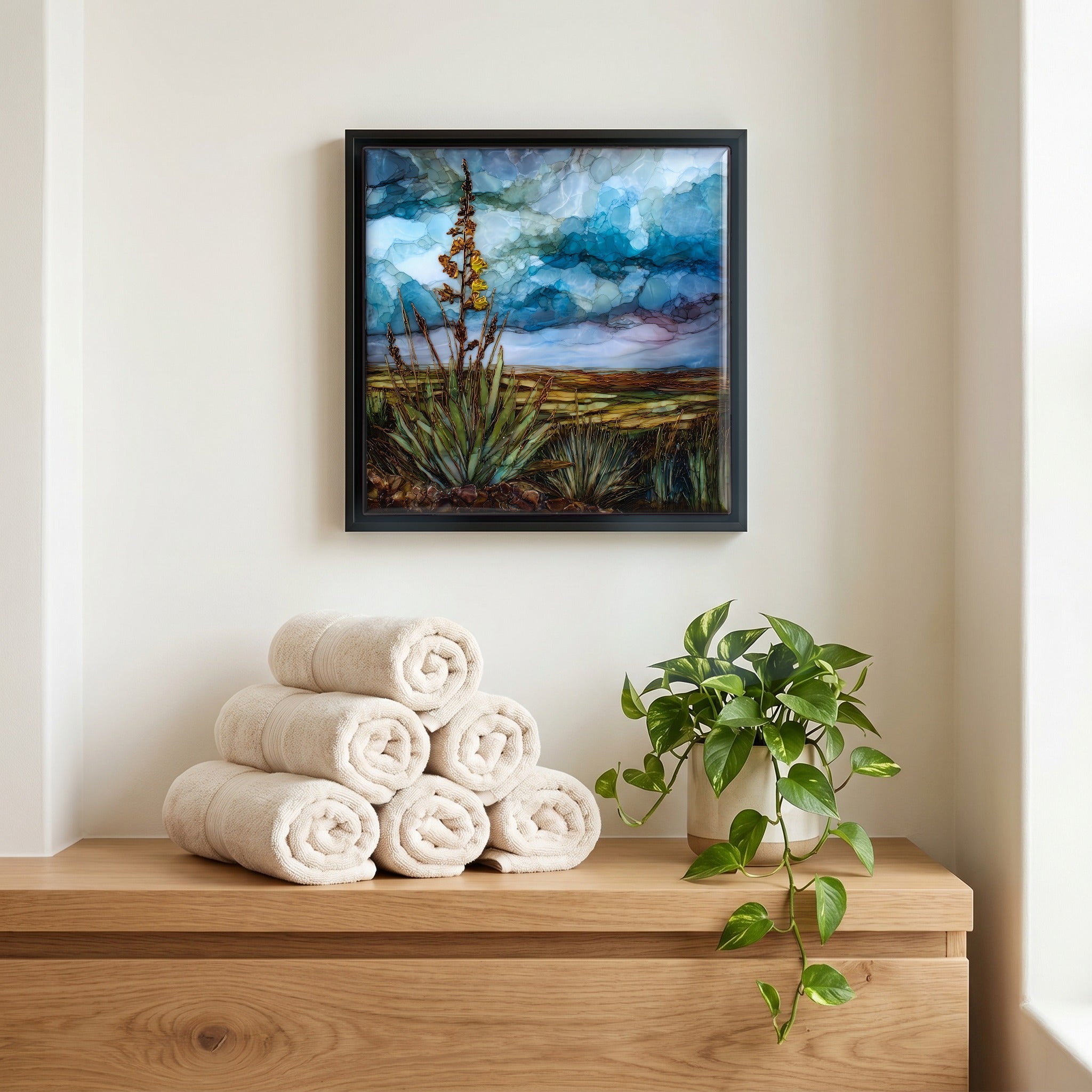 A quiet corner of the bath.