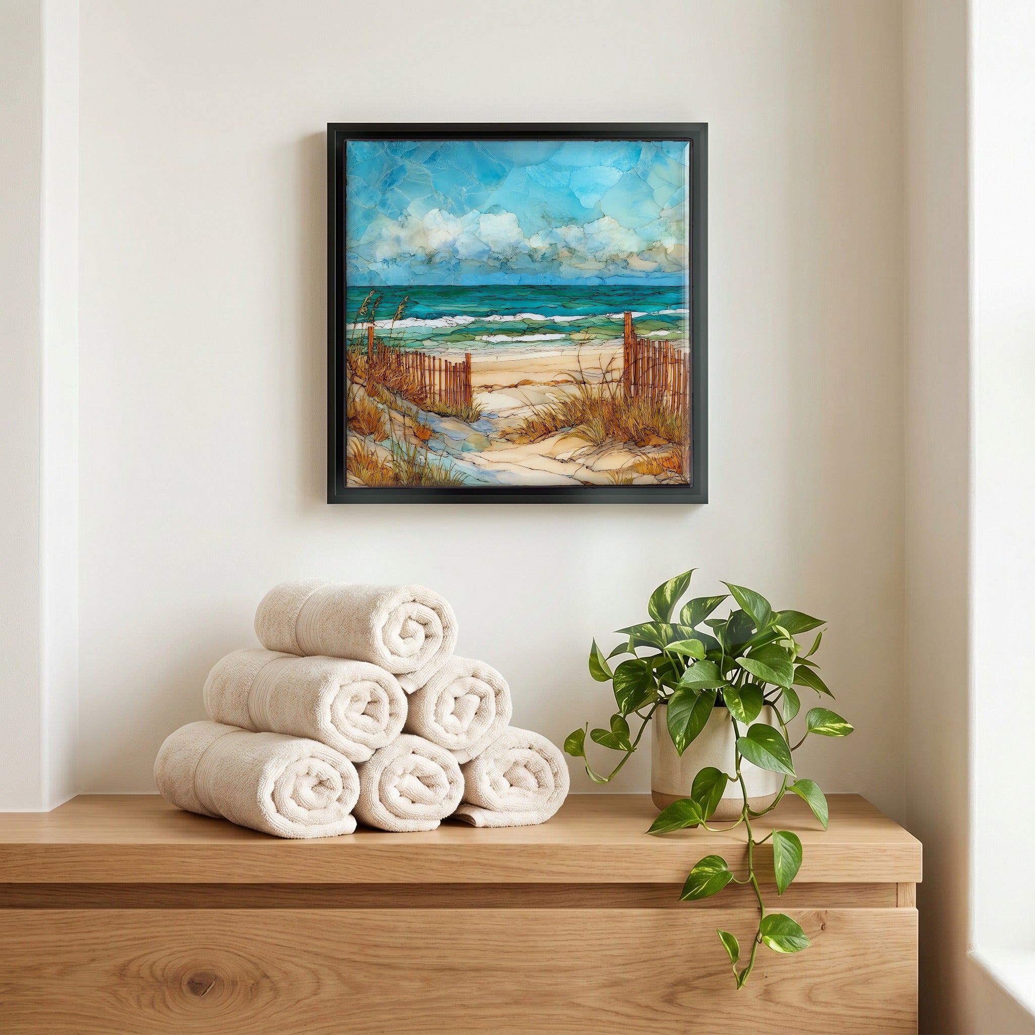 A quiet corner of the bath.