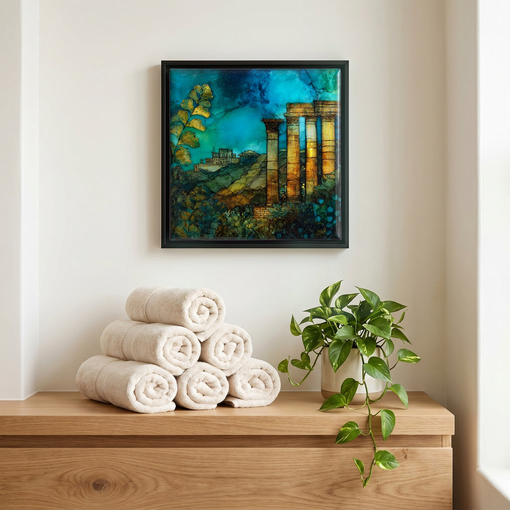 A quiet corner of the bath.