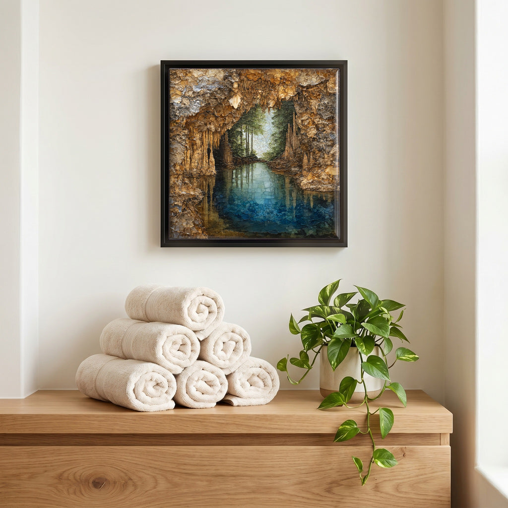 A quiet corner of the bath.