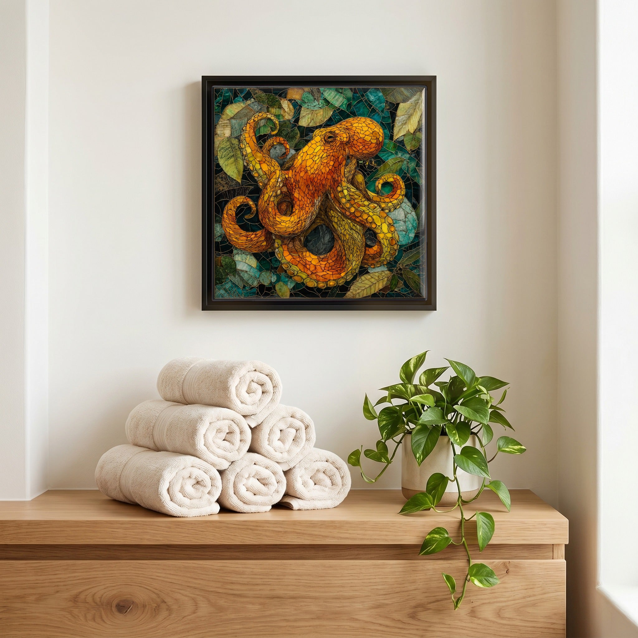 A quiet corner of the bath.