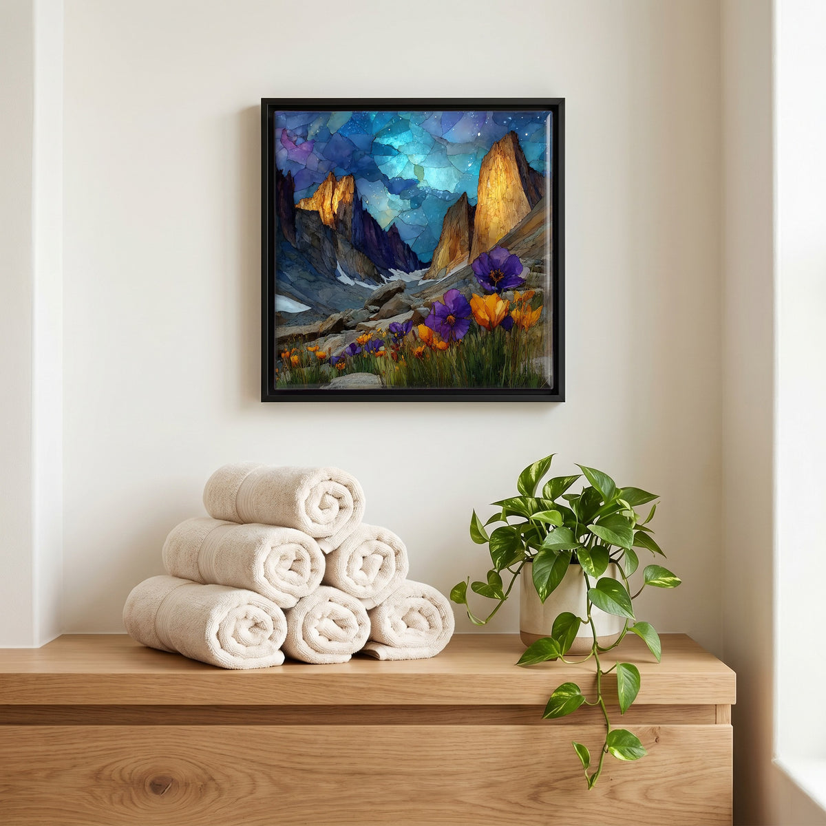 A quiet corner of the bath.