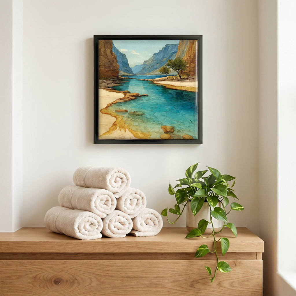 A quiet corner of the bath.