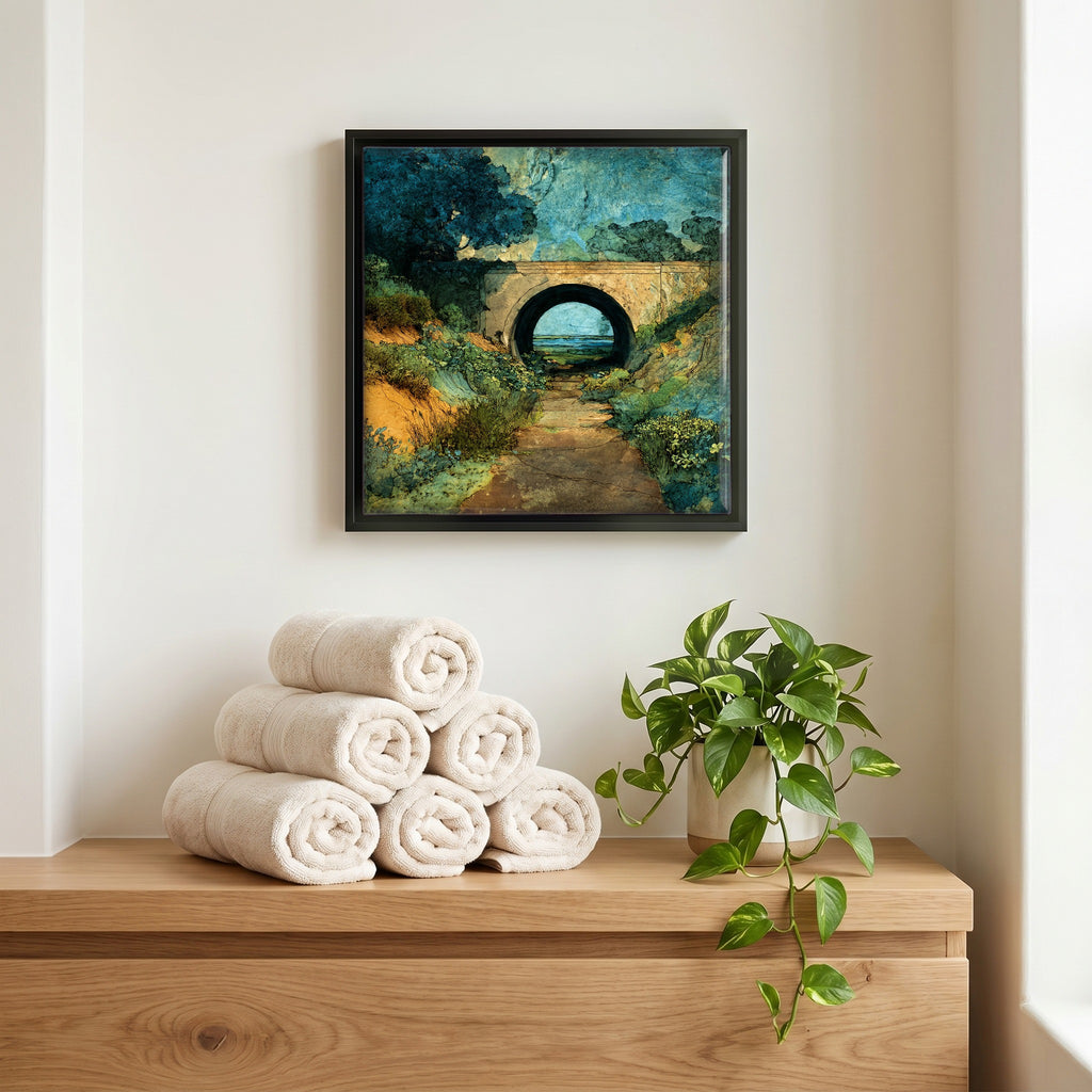 A quiet corner of the bath.