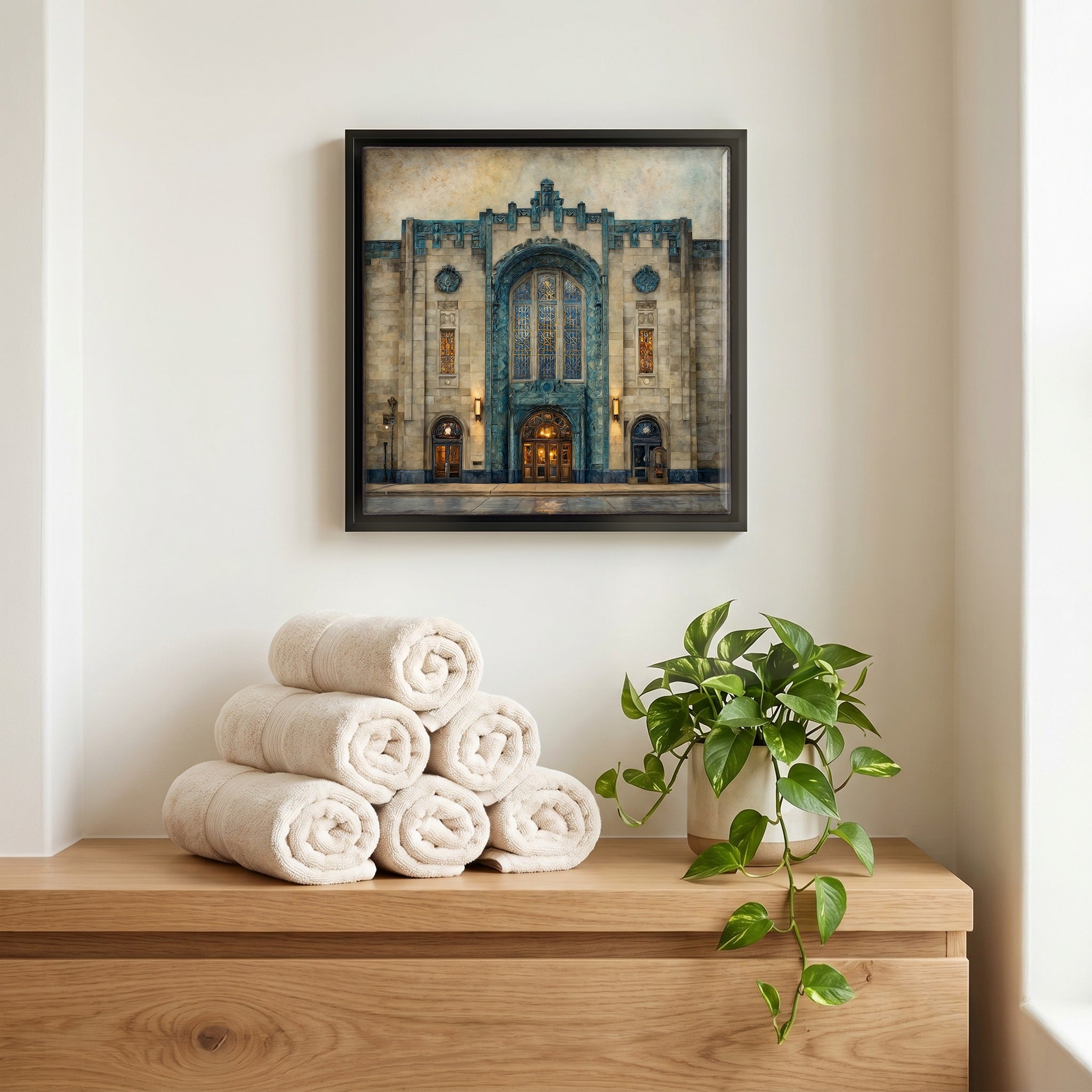 A quiet corner of the bath.
